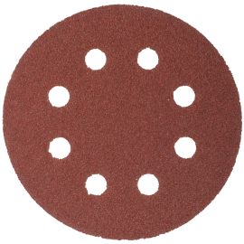 SANDING DISC 115MM 60 GRIT WITH HOLES 10/PK HOOK AND LOOP