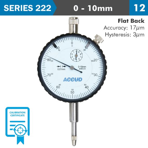 DIAL INDICATOR WITH CALIBRATION CERTIFIC