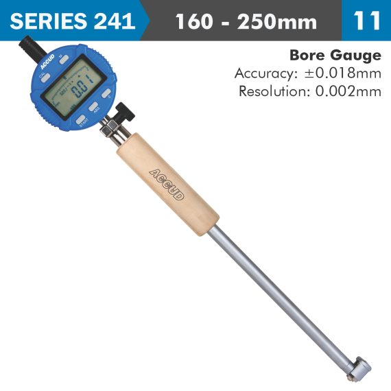 DIG. BORE GAUGE 160-250MM 0.018MM ACC. 0.001MM GRAD.
