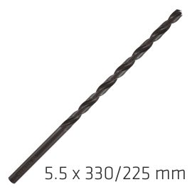 HSS DRILL BIT 5.5MM 330X225MM EXTRA LONG