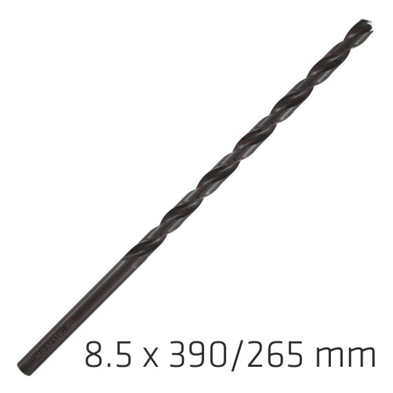 HSS DRILL BIT 8.5MM 390X265MM EXTRA LONG