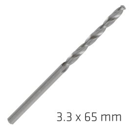 ALPEN PRO HSS 3.3MM DRILL DIN 338 RN 135 SPLIT POINT PLASTIC WALLET  (