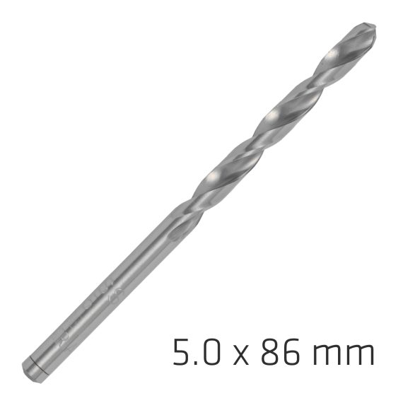 ALPEN PRO HSS 5MM DRILL DIN 338 RN 135 SPLIT POINT PLASTIC WALLET  (1