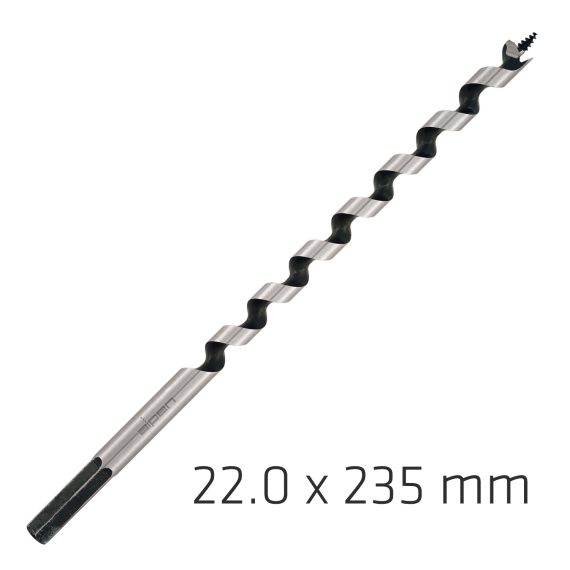 WOOD AUGER DRILL BIT 22 X 235MM
