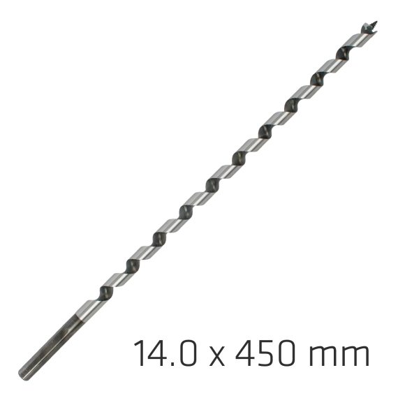 WOOD AUGER DRILL BIT 14 X 450MM