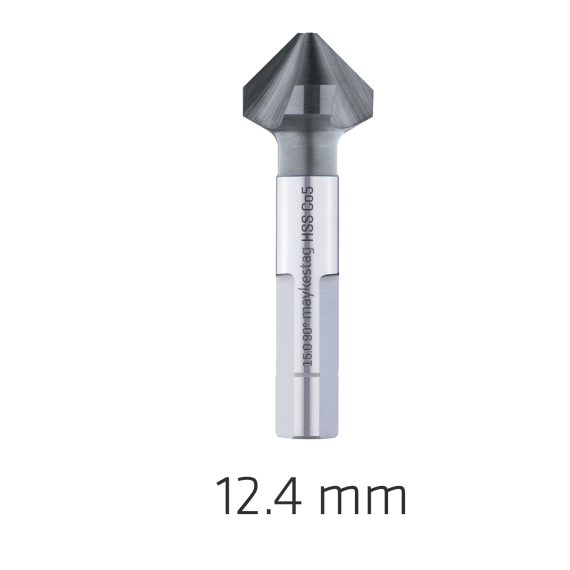 HSS-ECO5 COUNTERSINK 90  12.4 DIN 335 SHAPEC 3-SURFACE SHANK ALUNIT CO