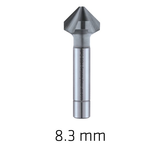 HSS-ECO5 COUNTERSINK 90  8.3 DIN 335 SHAPE C ALUNIT COATED