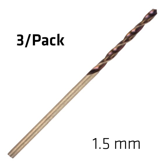 HSS SPRINT MASTER  1.5MM X3 SLEEVED DIN338 ALPEN DRILL BIT