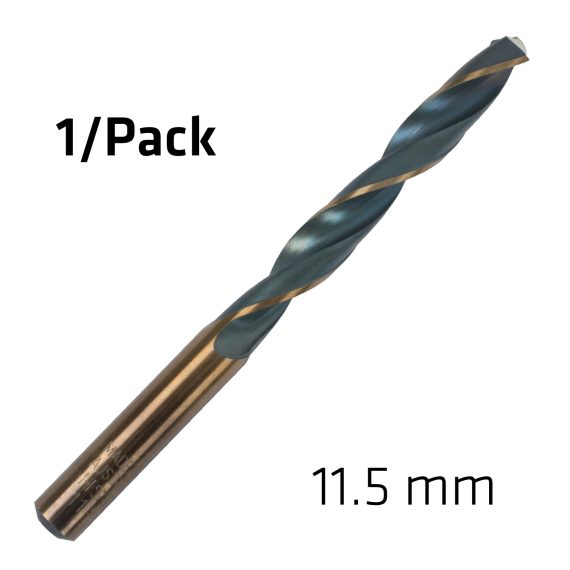 HSS SPRINT MASTER  11.5MM X1 SLEEVED DIN338 ALPEN DRILL BIT