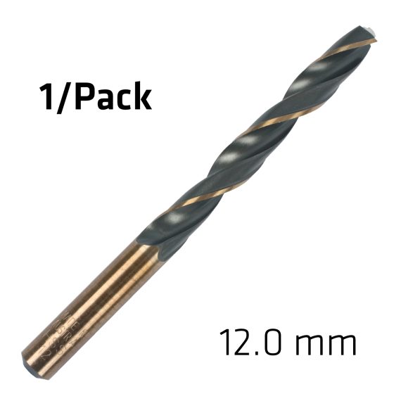 HSS SPRINT MASTER  12.0MM X1 SLEEVED DIN338 ALPEN DRILL BIT