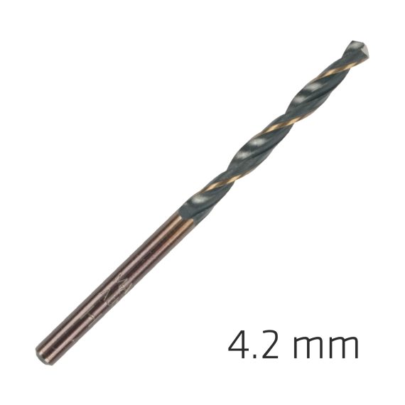 HSS SPRINT MASTER 4.2MM 10-PACK HANG TAG DIN 338 ALPEN DRILL BITS