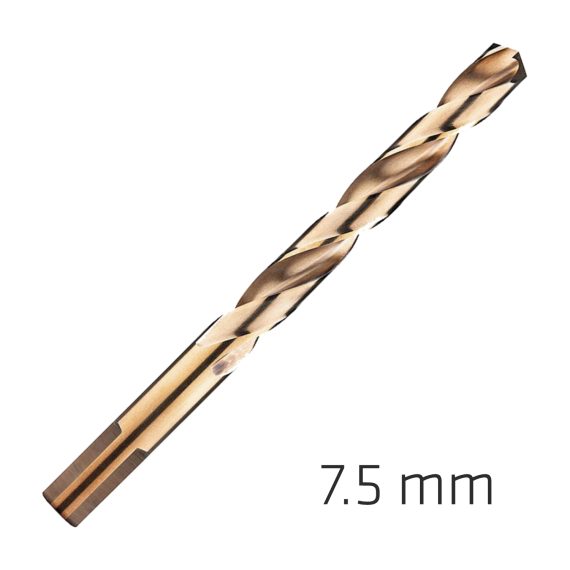 HSS COBALT 7,5 PLW GRIP 3-SIDED