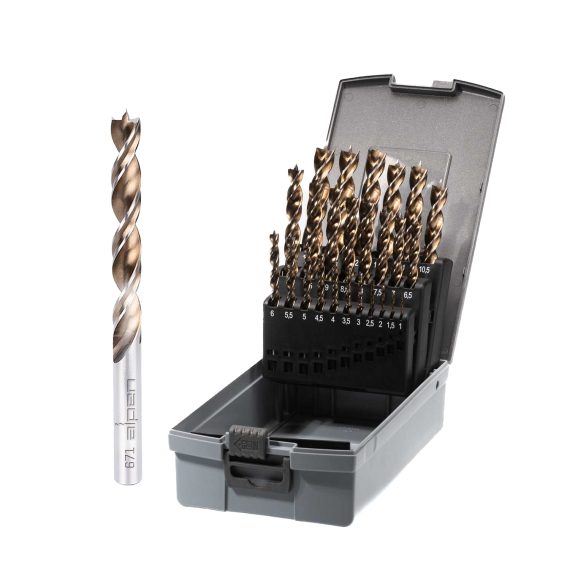 TIMBER TWIST WOOD DRILL BIT SET KP25-25 1.0-13.0x0.5MM