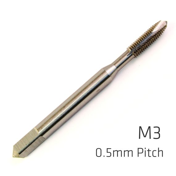 MACHINE TAP COBALT 3MM IN POUCH 0.5MM PITCH