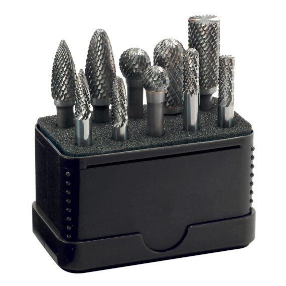 TUNGSTEN BURR SET 10PIECE