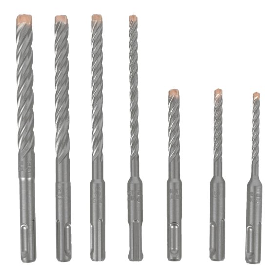 FORCE X SDS-PLUS SET KM7 7 PCS. 5.0/ 6.0/ 8.0 MM X 110 AND 6.0/ 8.0/ 1