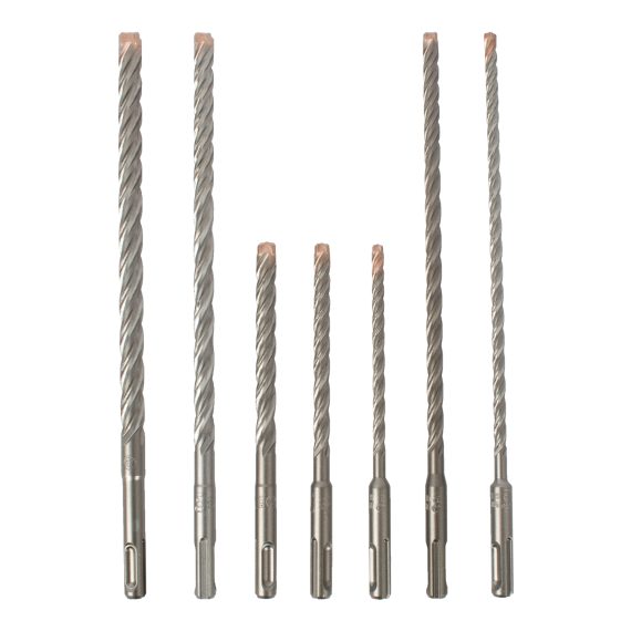 FORCE X SDS-PLUS MIX BOX 7 PCS. 6.0/ 8.0/ 10.0 MM X 160 AND 6.0/ 8.0/