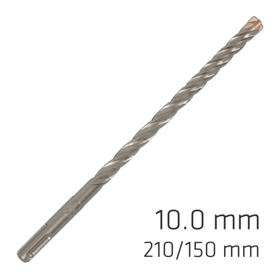 FORCE X 10.0 x 210/150 SDS-PLUS REBAR DRILL BIT X4 CUTTING EDGES