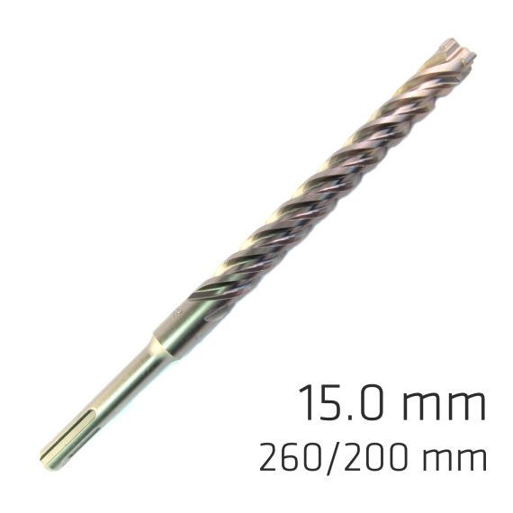 SDS PLUS F8 EXTREME 260 X 200  15MM HAMMER BIT
