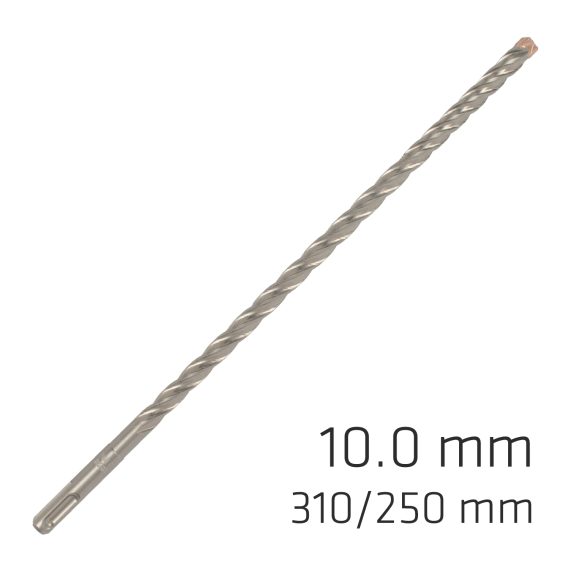 FORCE X 10.0 x 310/250 SDS-PLUS REBAR DRILL BIT X4 CUTTING EDGES