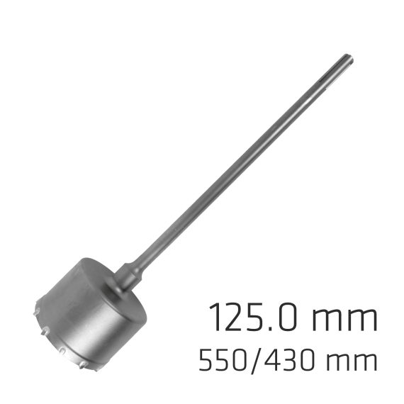 SDS MAX CORE BIT 125MM x 550 x 430 DRILL BIT
