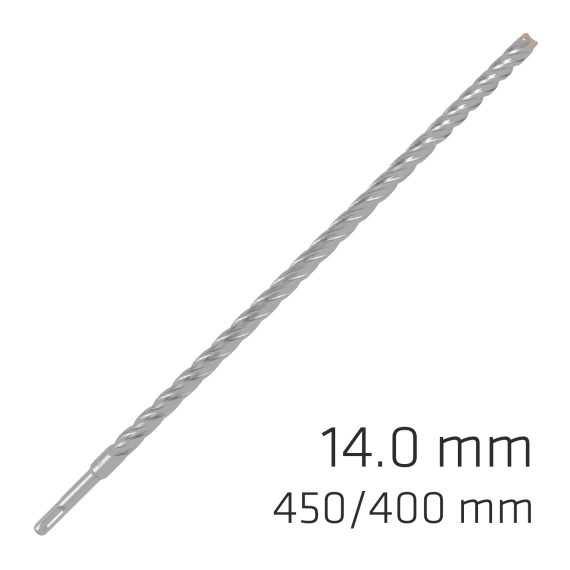 FORCE X 14.0 x 450/400 SDS-PLUS REBAR DRILL BIT X4 CUTTING EDGES
