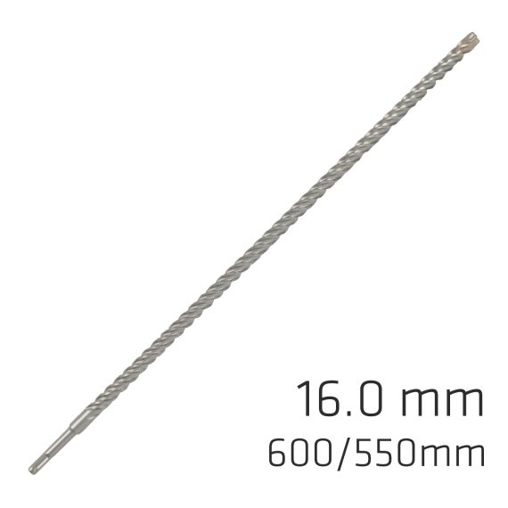 FORCE X 16.0 x 600/550 SDS-PLUS REBAR DRILL BIT X4 CUTTING EDGES