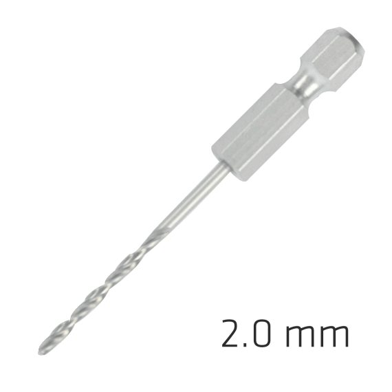HSS SUPER DRILL BIT HEX SHANK 2MM