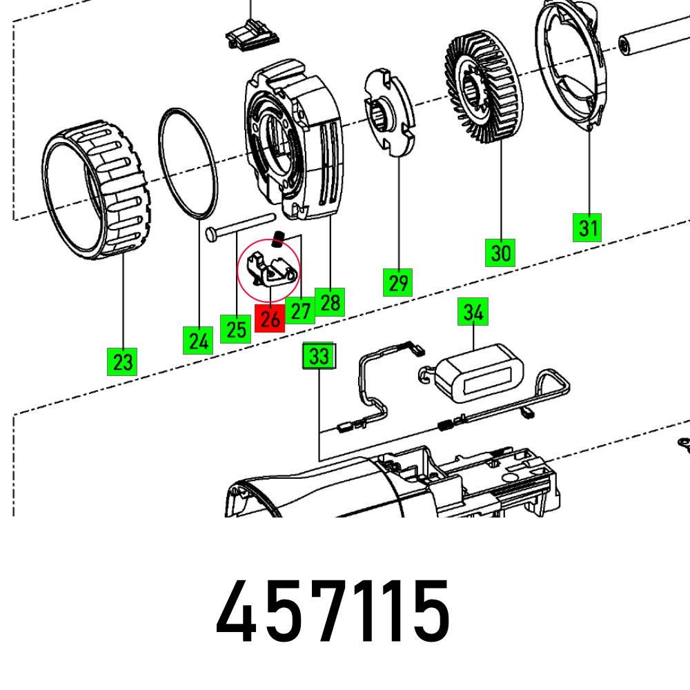 SPINDLE STOP OFK 500 Q