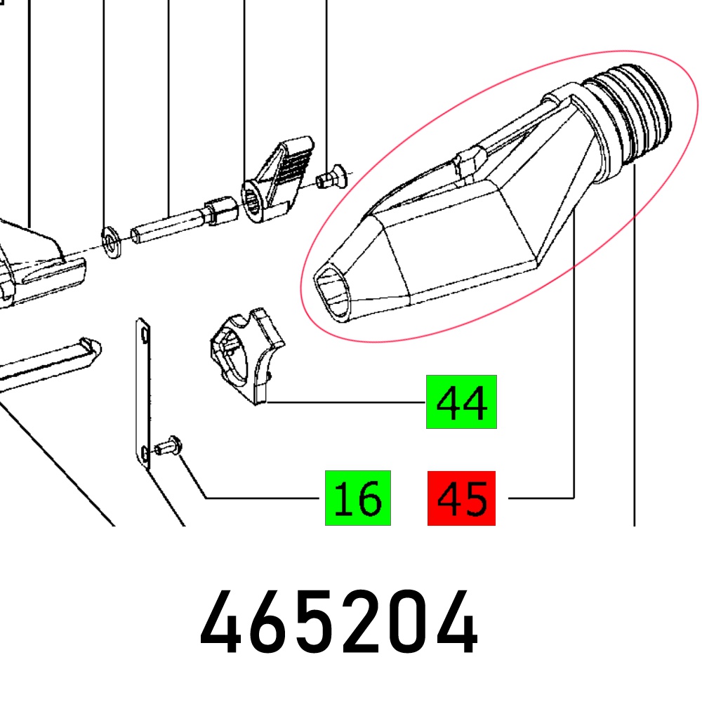 EXTRACTOR TUBE DF 500 Q