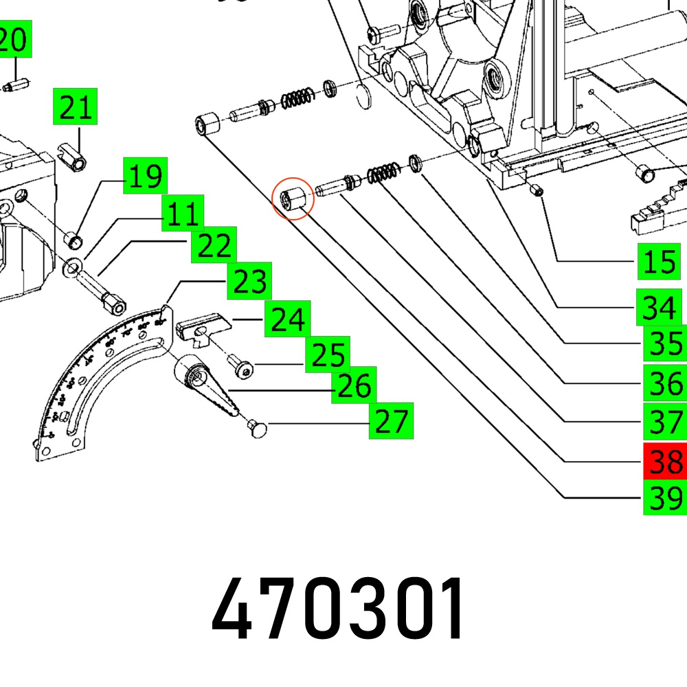 ECCENTRIC BUSH DF 500-DF 700