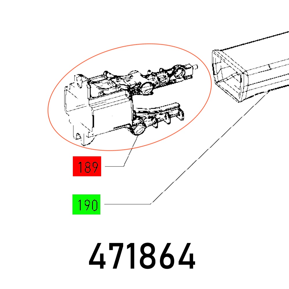 INSERT PIECE LHS 225 EQ