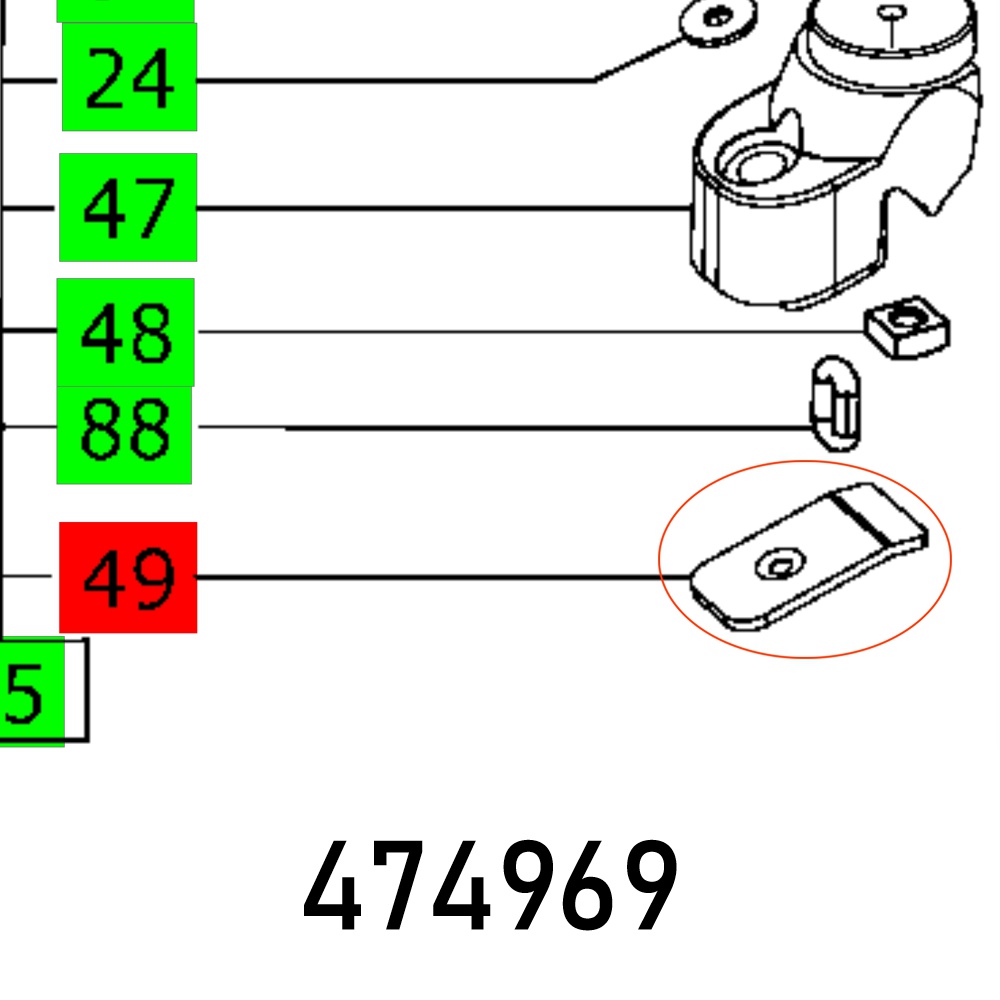 LUG SUPPORT MFT-3-ZK