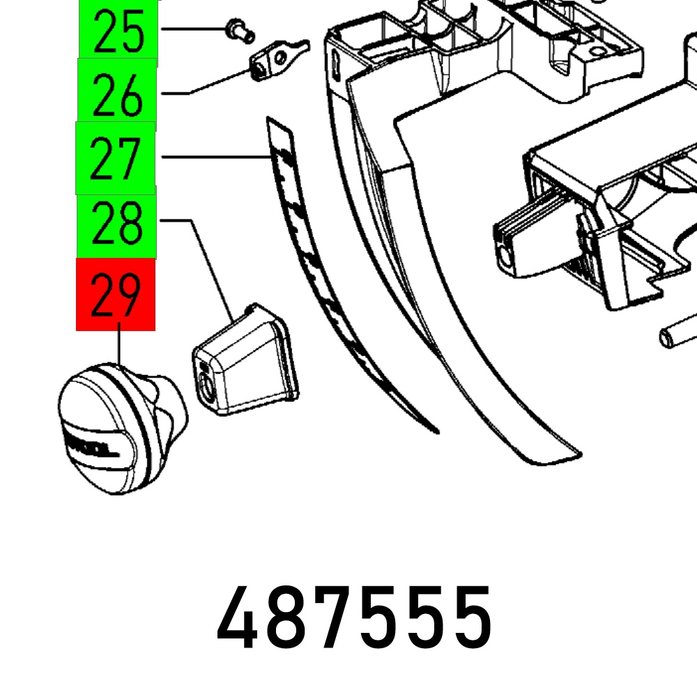 HANDLE CS 70 EB COMPLETE