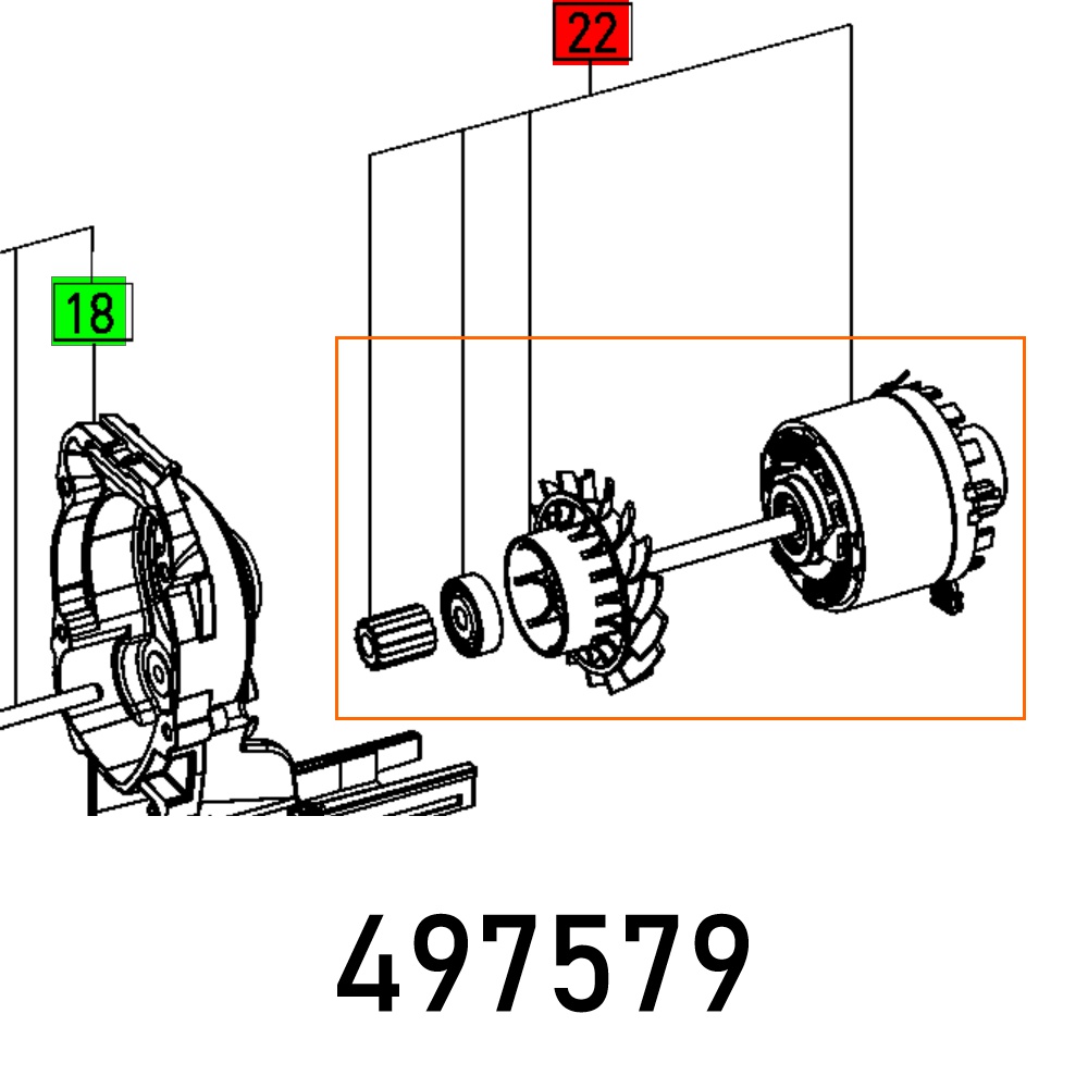 MOTOR PS 400 230V