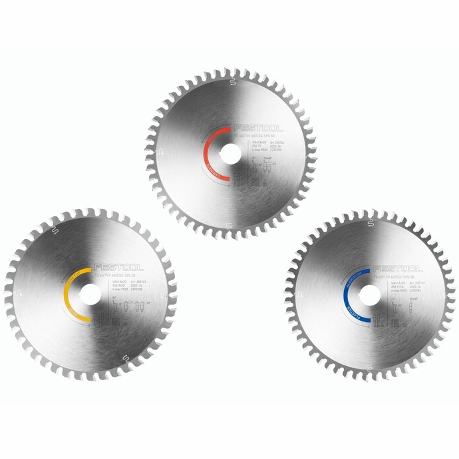 SAW BLADE SET KSB-SORT-3 W-L-A 168X1.8