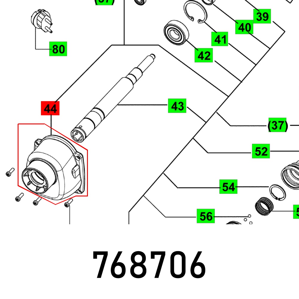 GEAR BOX MX 1200-2 E EF