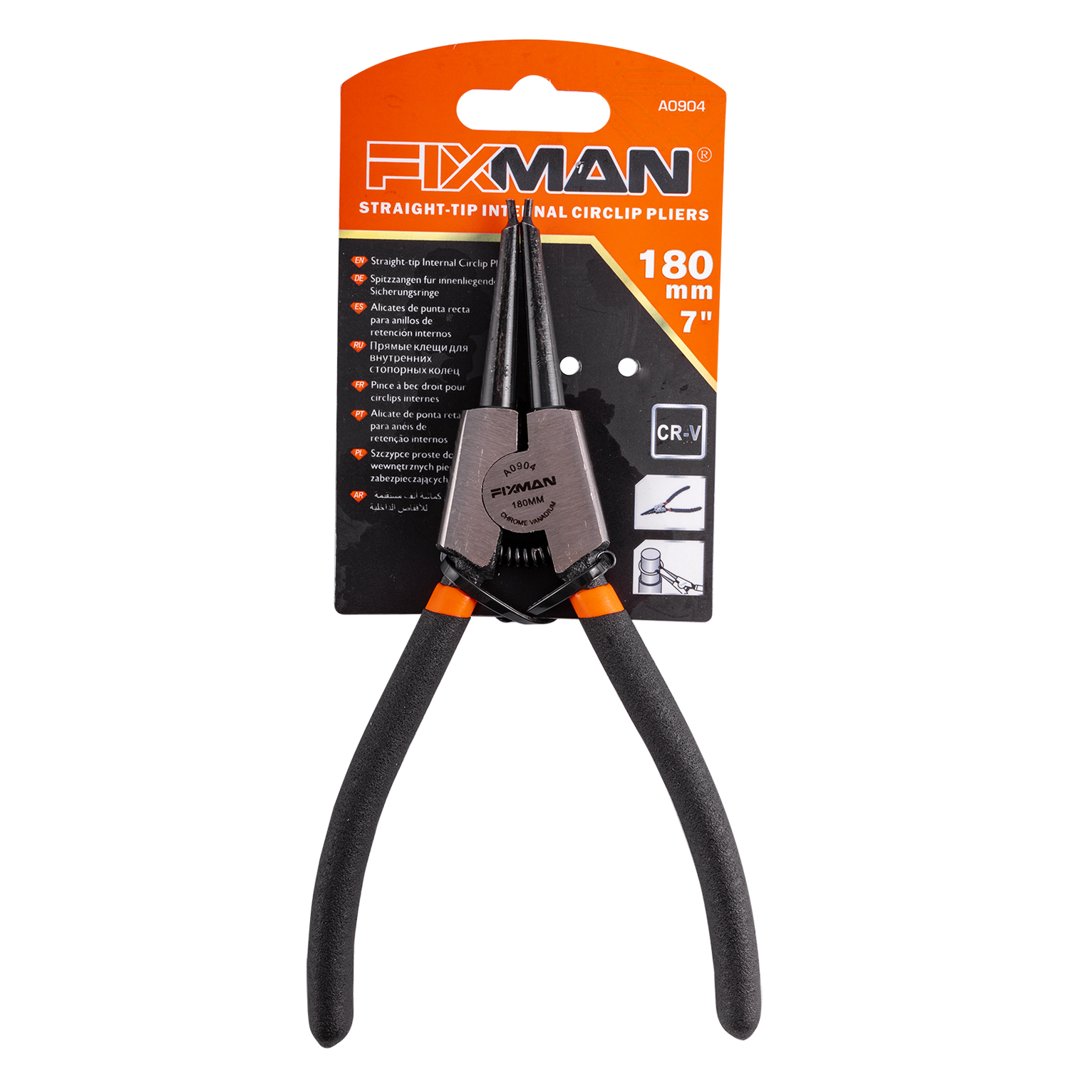 FIXMAN STRAIGHT EXTERNAL CIRCLIP PLIERS 7'/175MM