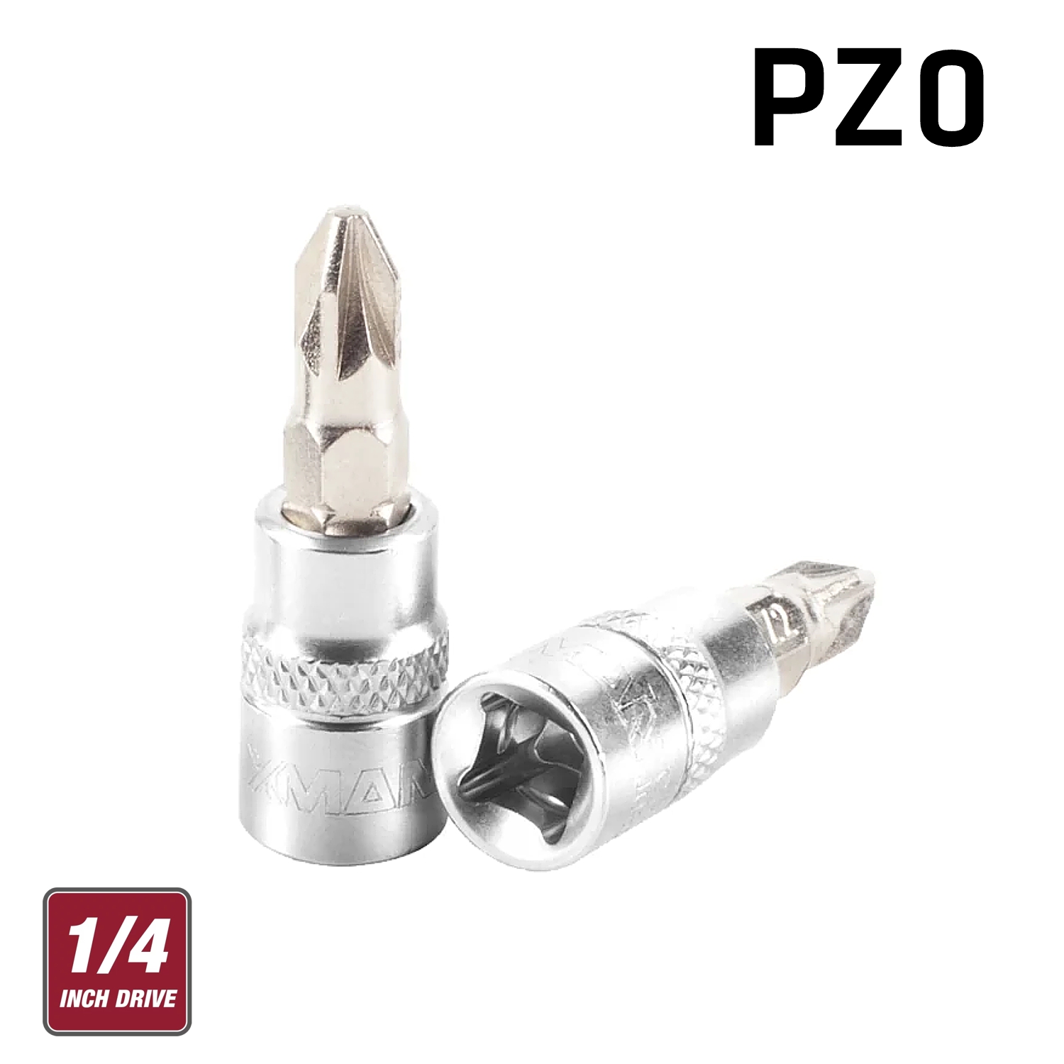 FIXMAN 1/4' DR.BIT SOCKET PZ0 POZI SCREWDRIVER BIT
