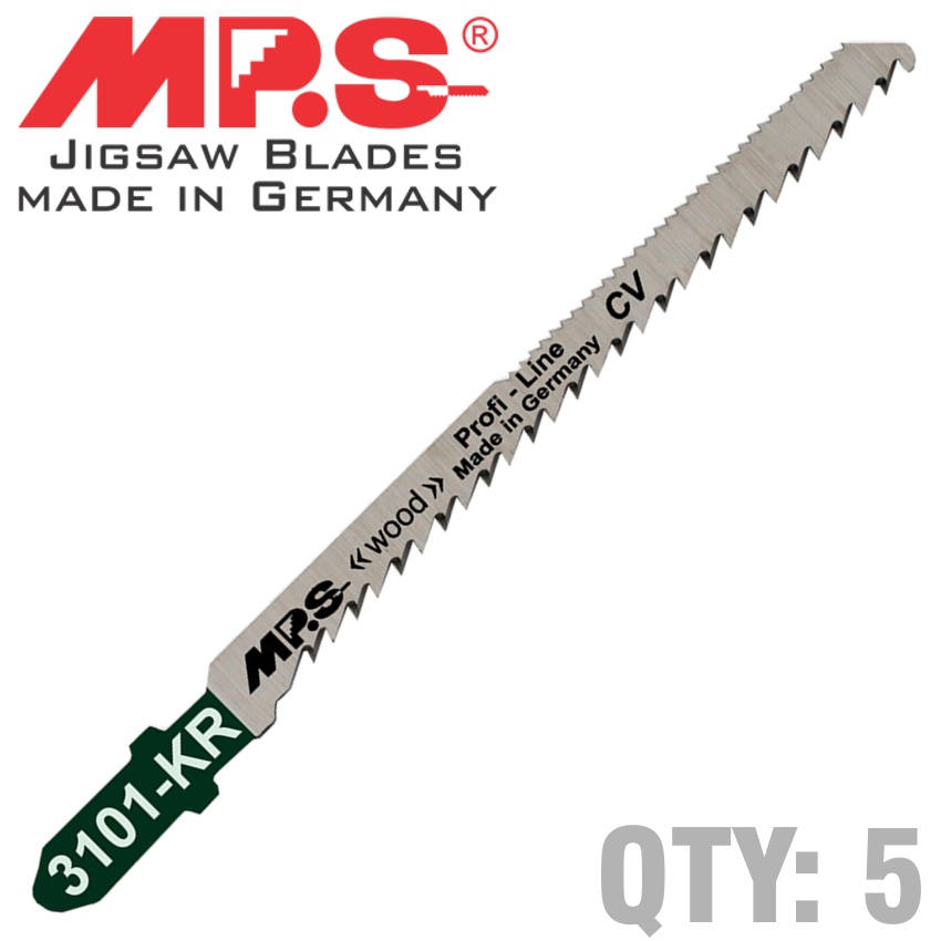 JIGSAW BLADE WOOD SCROLL T-SH.10TP
